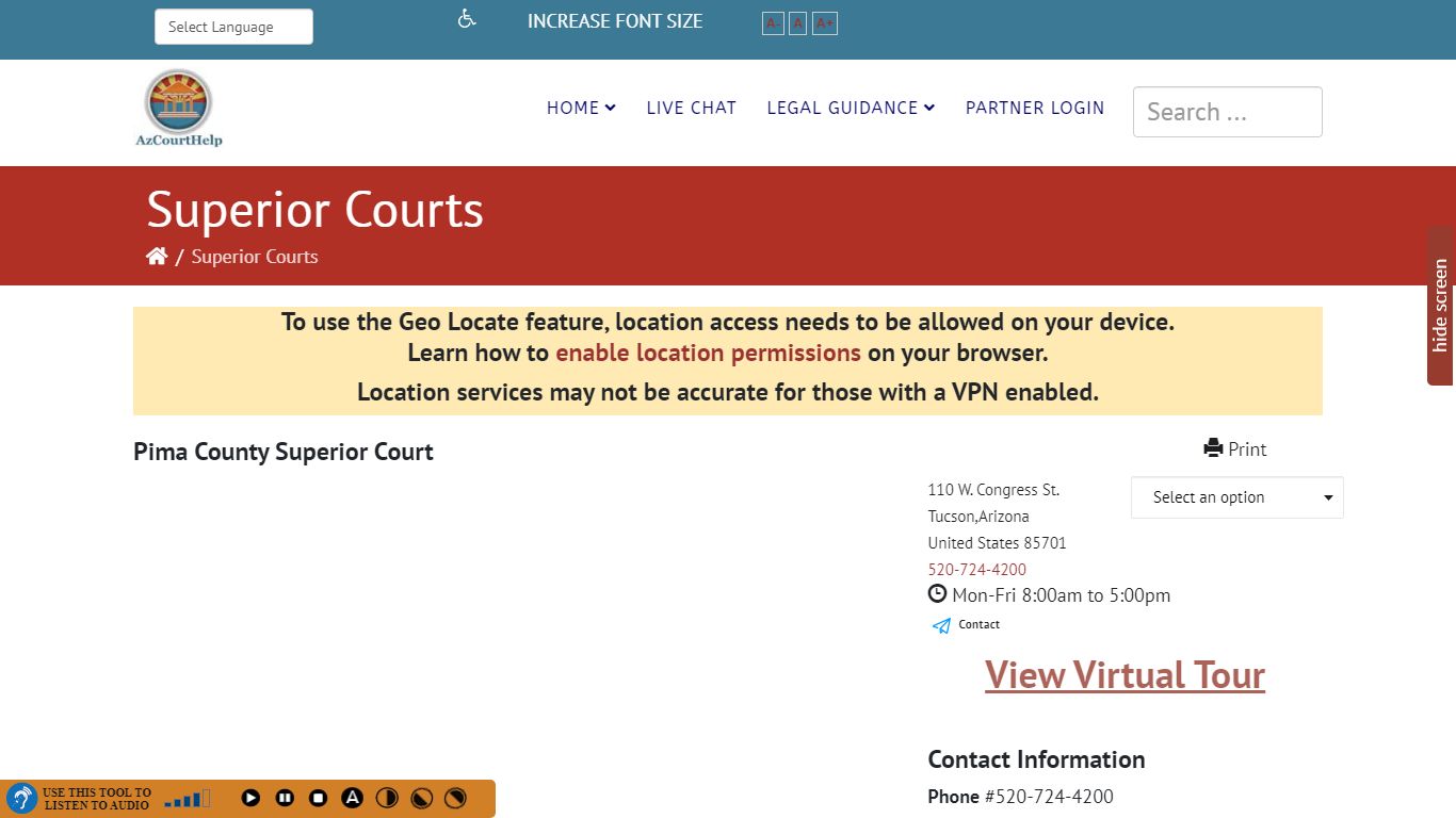 Pima County Superior Court - AzCourtHelp
